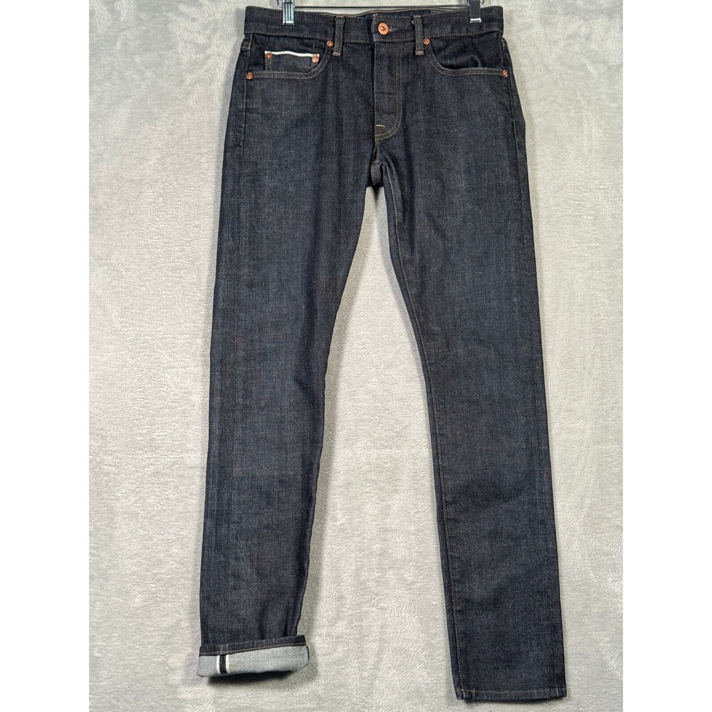 Bonobos Jeans Mens 28x30 (Actual 30x30) Blue Selvedge Slim USA‎